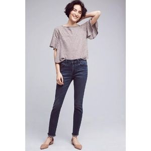 Anthropologie Pilcro Script High Rise Skinny Jeans